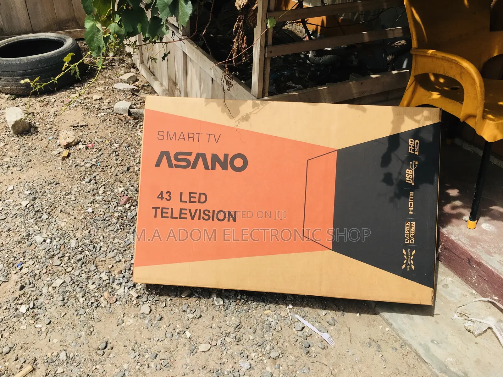 43 Inches Asano Led Tv Black