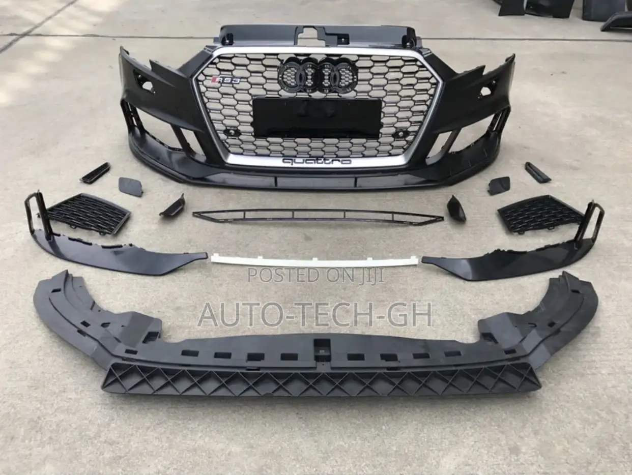 Audi Front Bumper With Honeycomb Grill for Audi A3 V8