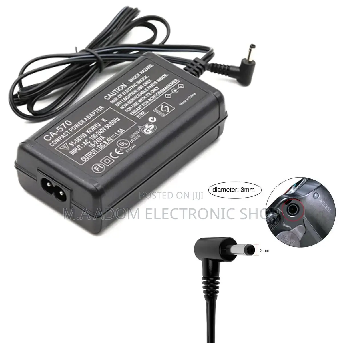 Compact Power Adapter for Canon Xa11 Xa15 Xa25 Xa35 Xa45 Xa5
