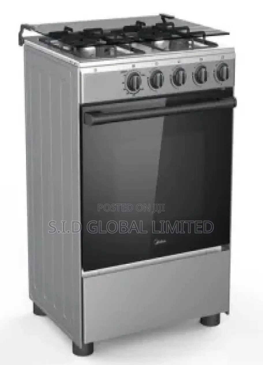 Classy Kitchen With MIDEA-4-BURNER-GAS-COOKER-SP5055T082-BG