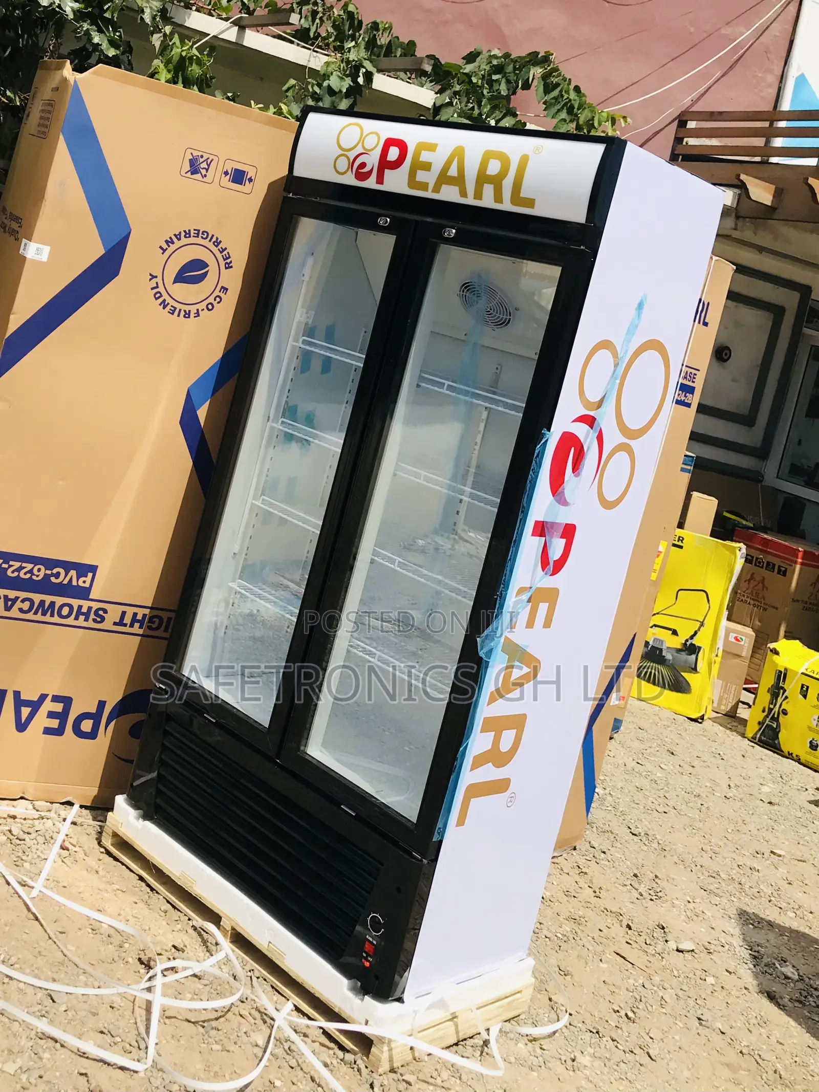 Order New ; PVC-622-2b : 500L Glass Pearl Display Fridge 