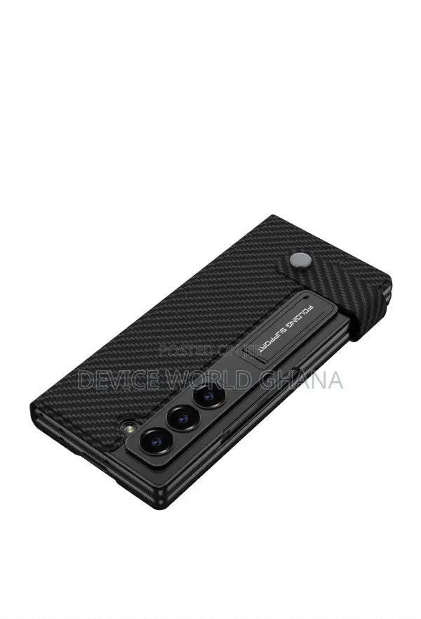Clamshe Leather Flip Case for Samsung Z Fold 6 With Pen Slot