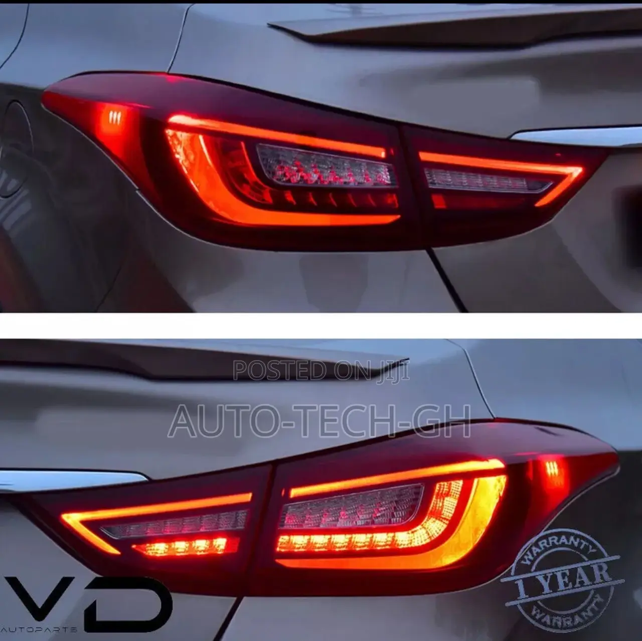 Full Spec Set Taillight for Hyundai Elantra 2011 to 2016