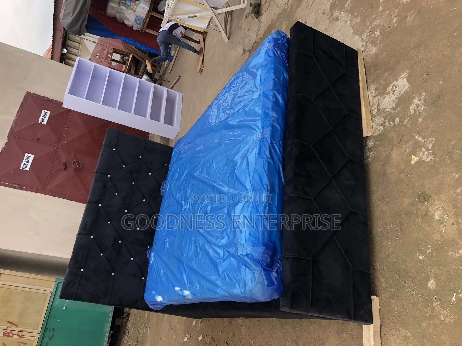 Fabric Bed With Mattres