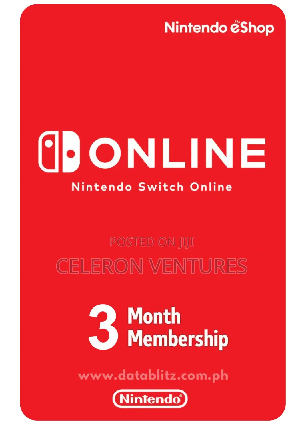 Nintendo Eshop Giftcard (Any Amount)
