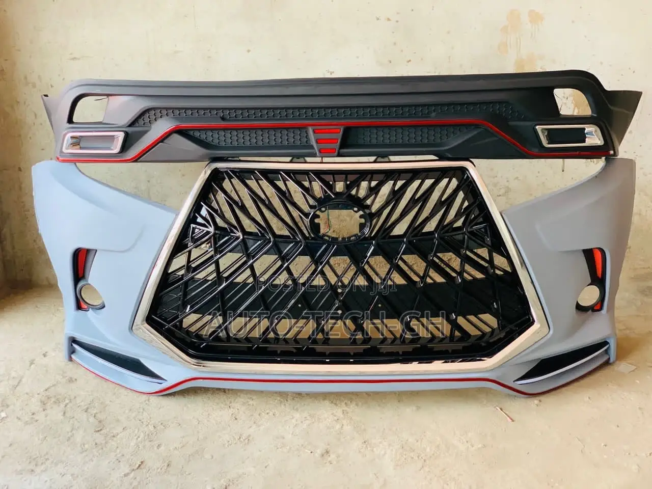 Toyota Highlander Front And Back Bumper 2014 To 2018