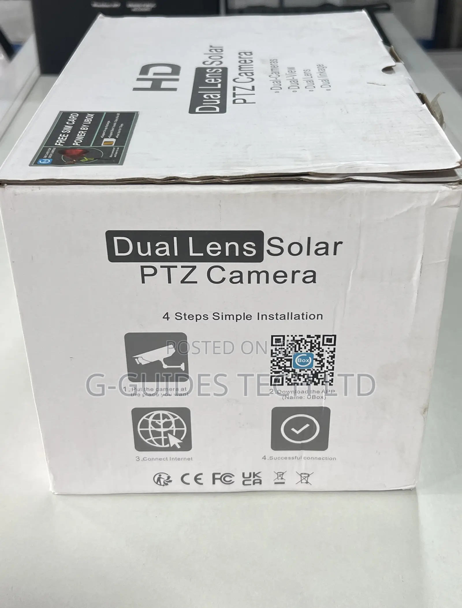 4g Dual Lens Solar PTZ Camera 5mp, Hd 4g Solar PTZ Camera