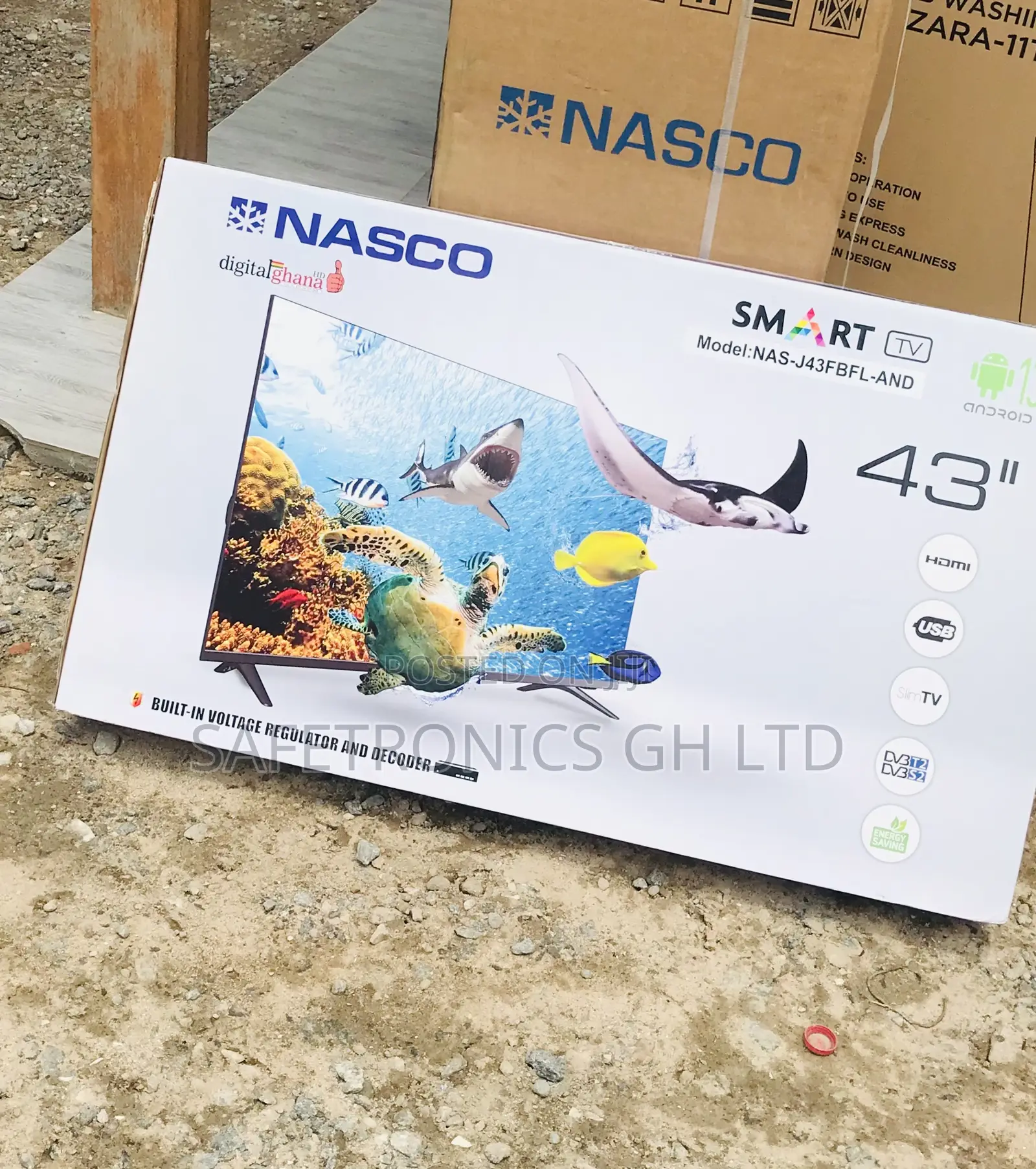 Get Affordable 43 Inch Smart Full Hd Android Nasco Tv