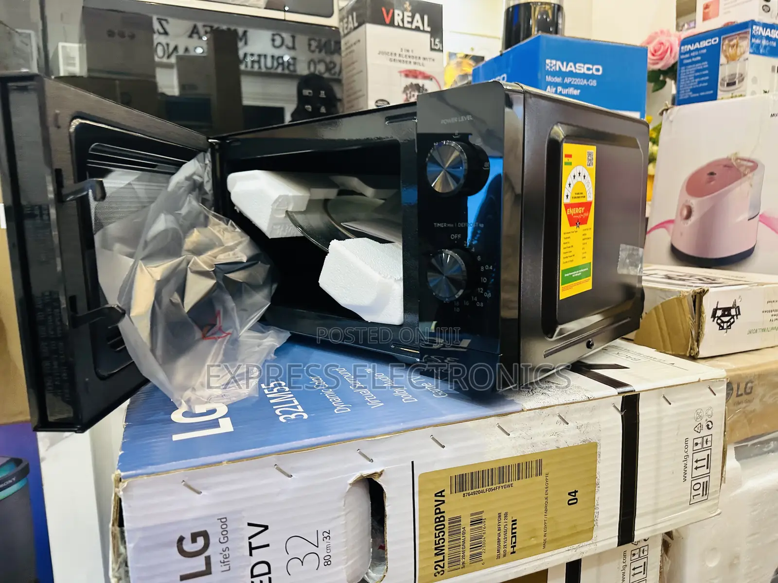 Defrost Function Sleek Microwave Oven 20L