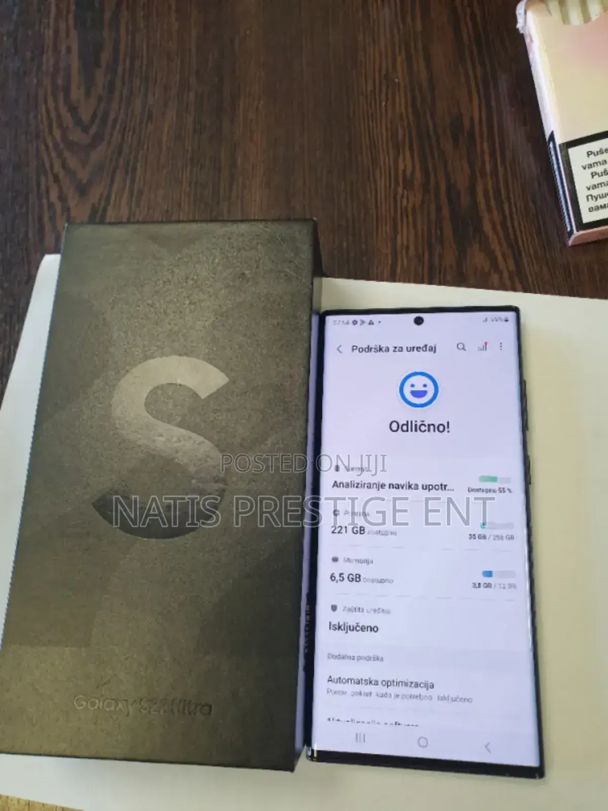 New Samsung Galaxy S22 Ultra 5G 1 TB Black