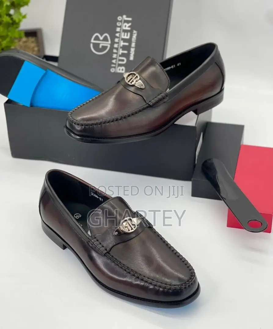 Gianfranco Butteri Formal Men’S Leather Shoe Black Brown