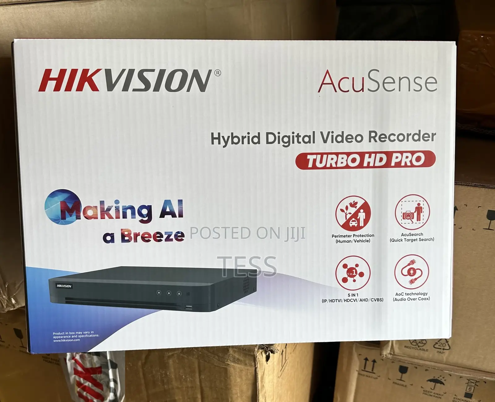 Hikvision 4ch DVR /5mp Lite Acusense Ai Turbo Hd Pro 2024