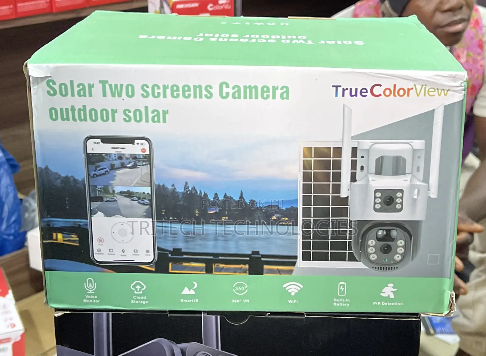 4G Dual Lens 4G Universal Solar Camera Ubox App
