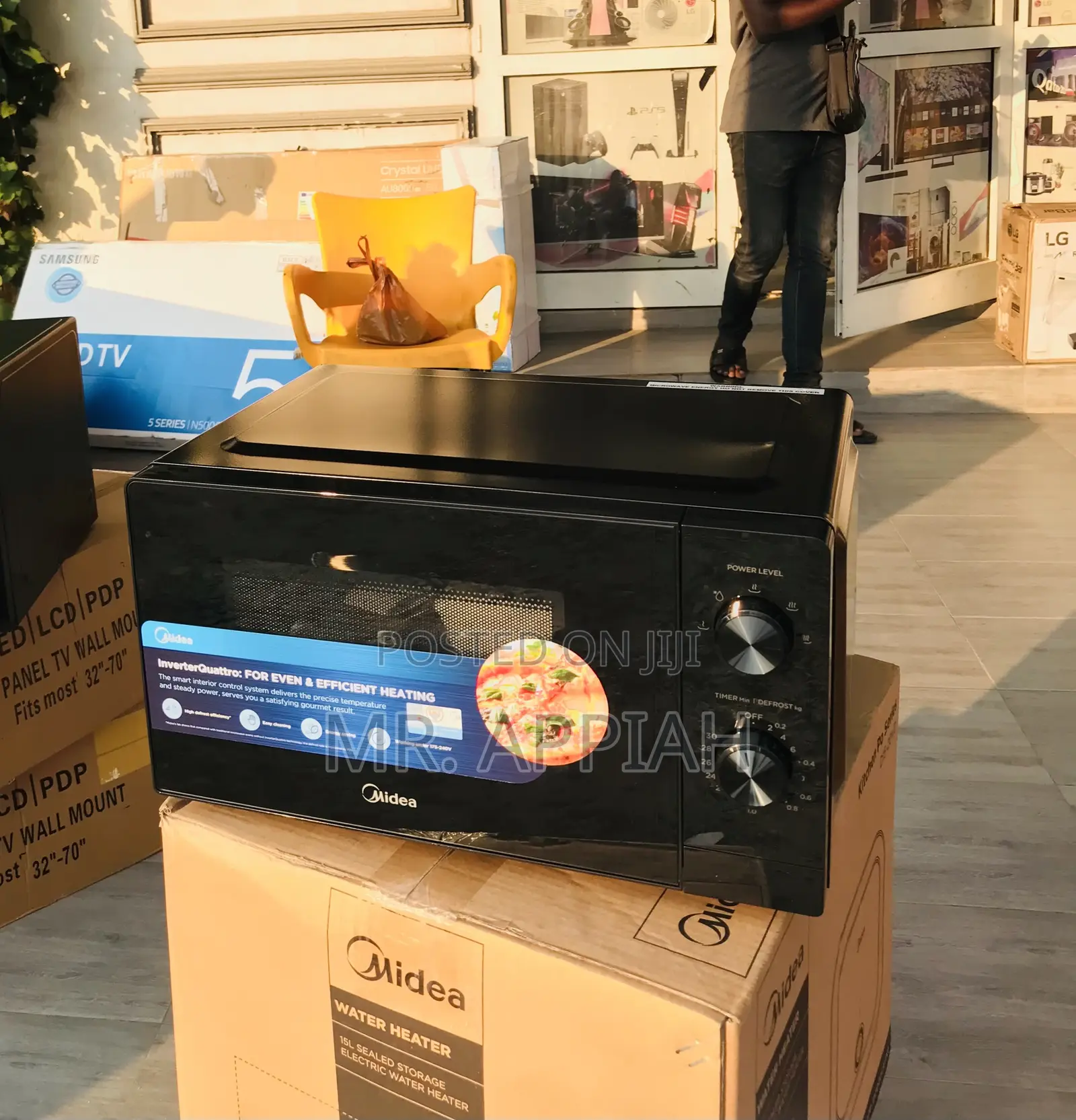 Countertop Midea 20L Electric Microwave Oven(Black).