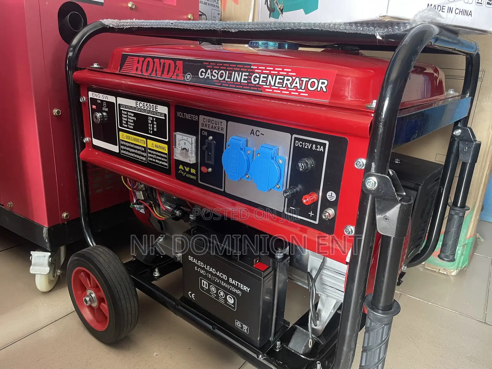 Honda Gasoline 6500ec Genset 13.0hp