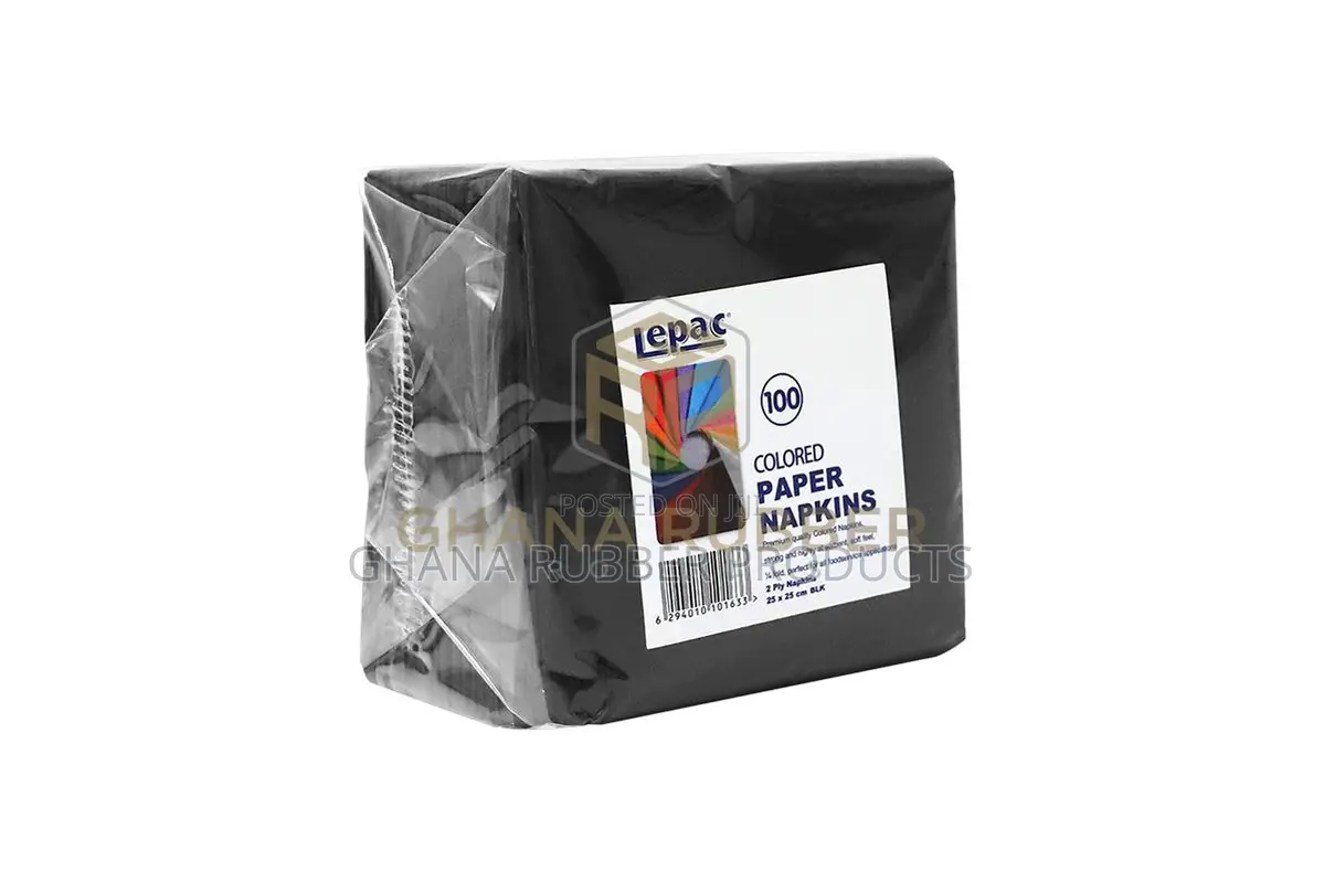 Cocktail Table Napkins Black Small (2400pcs)