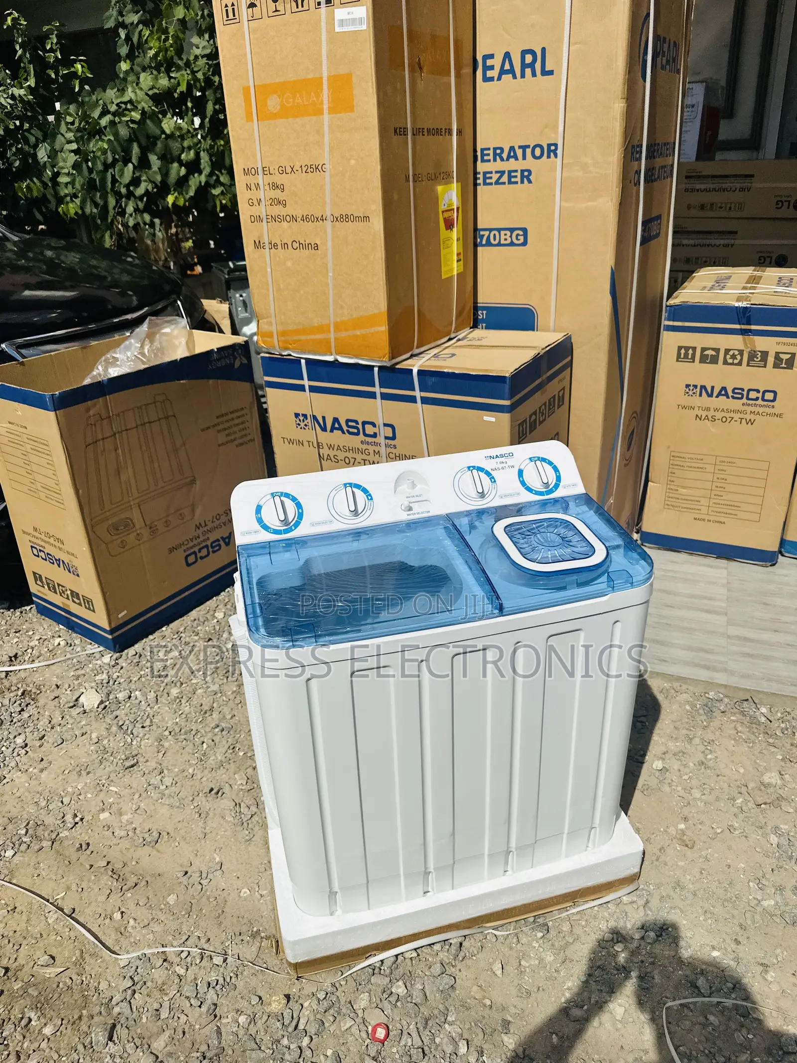 Rinse Revive Washing Machine 7kg Topload Nasco
