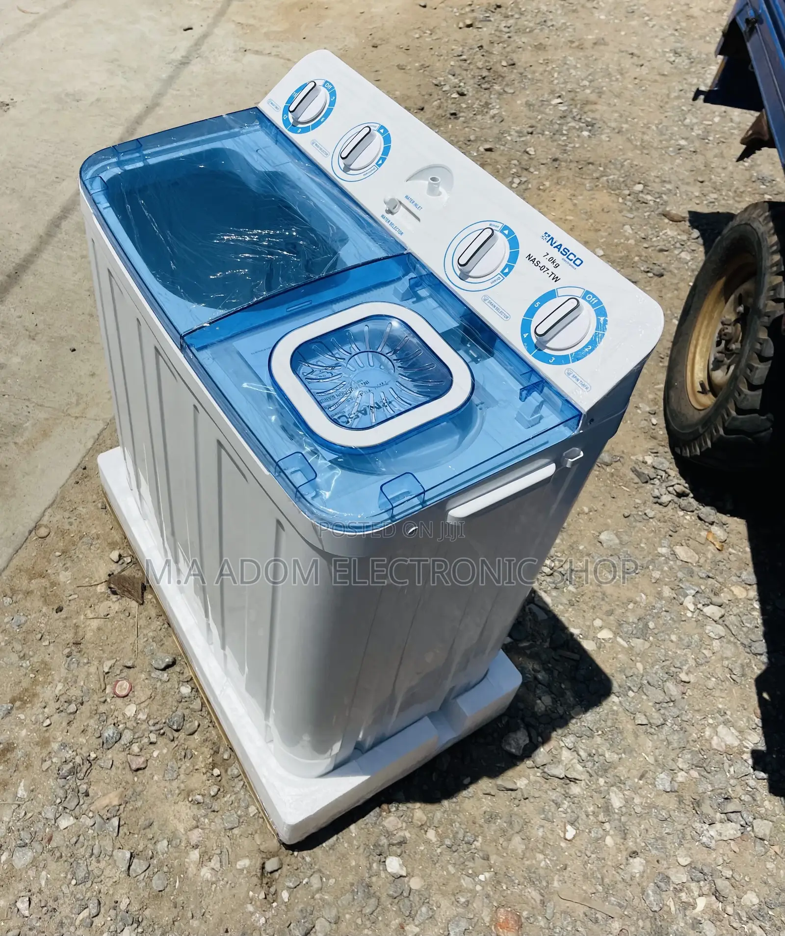 Divine Nasco 7kg Electric Washing Machine + Spin/Dry 
