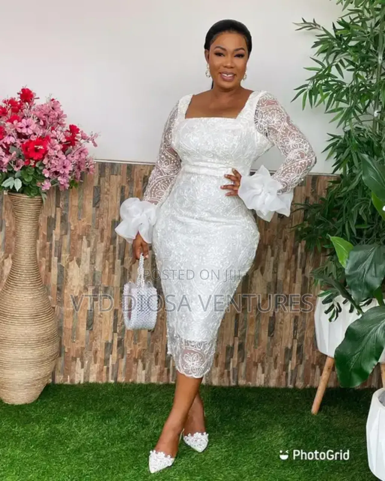 Fancy Lace Dress for Ladies