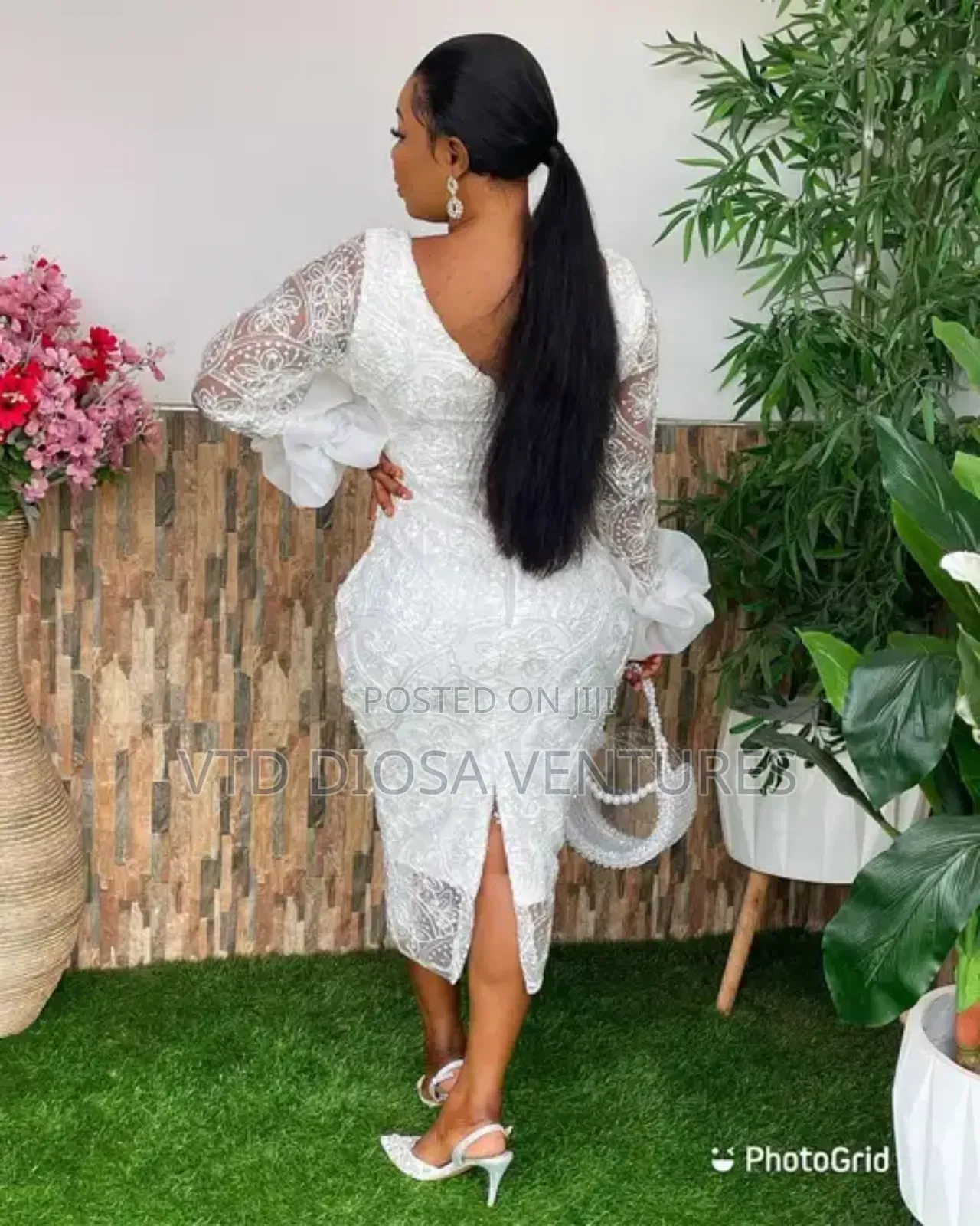 Fancy Lace Dress for Ladies