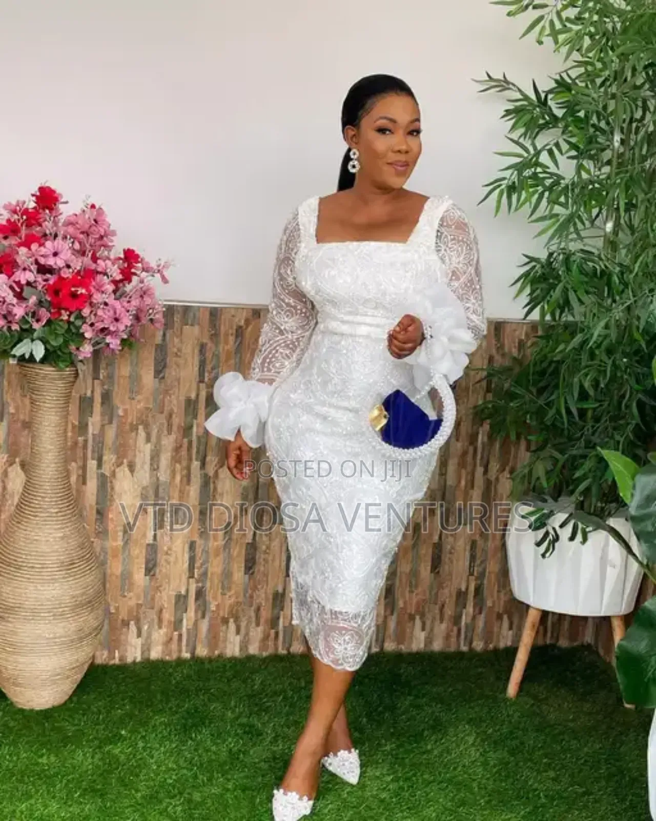 Fancy Lace Dress for Ladies
