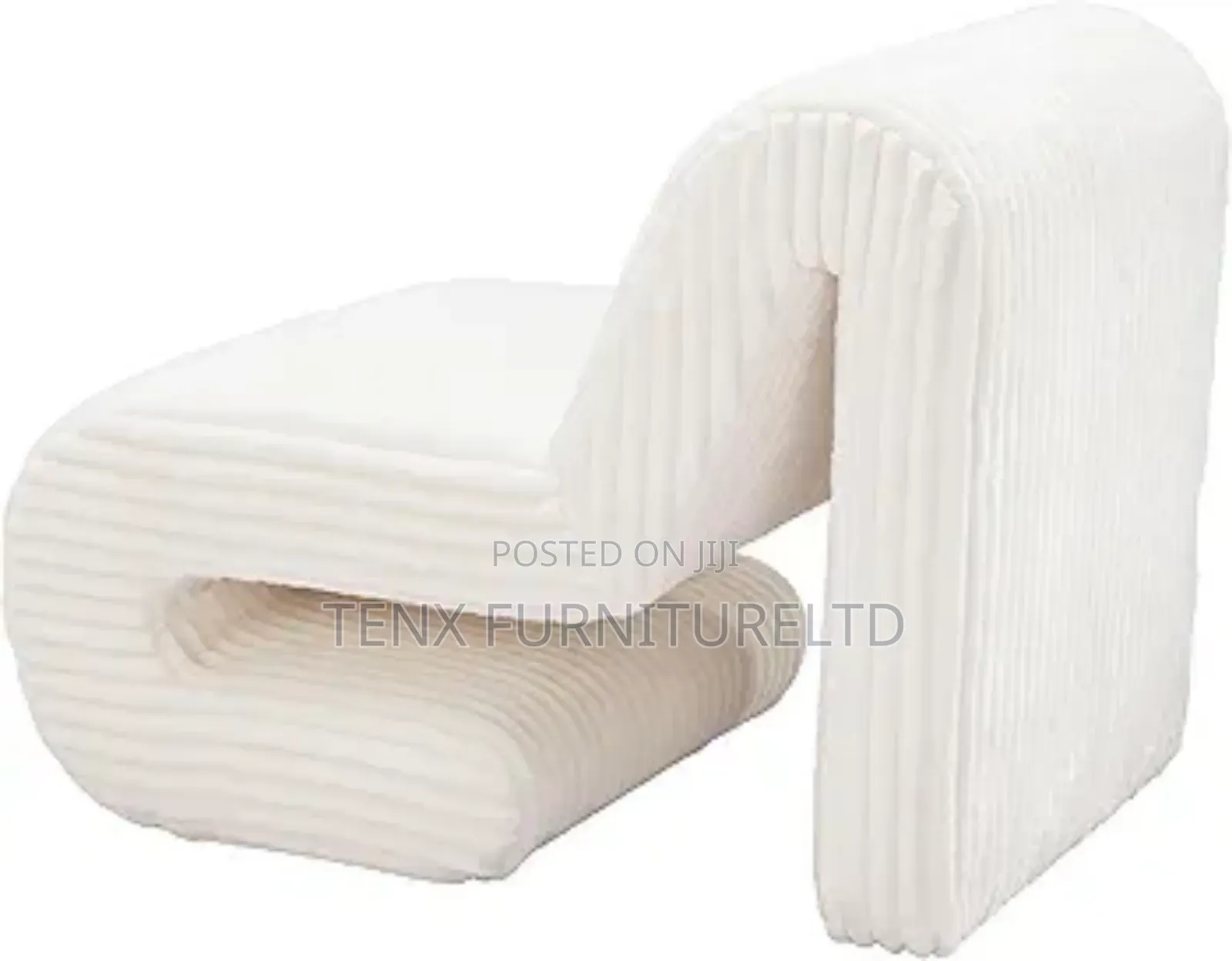 Chair (Corduroy Velvet Strips)