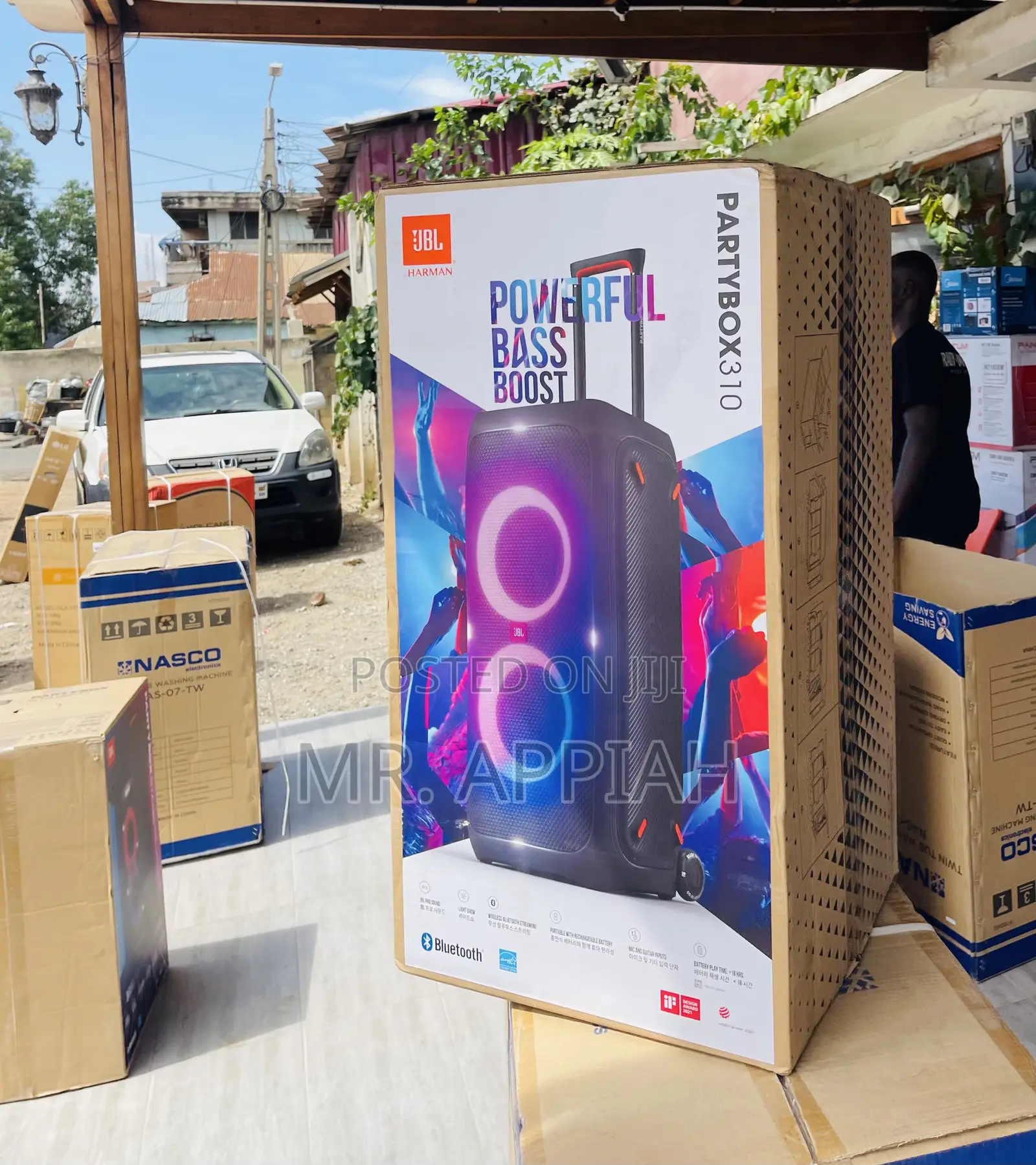 Shop Original JBL Party Box 310 Portable Bluetooth Speaker.