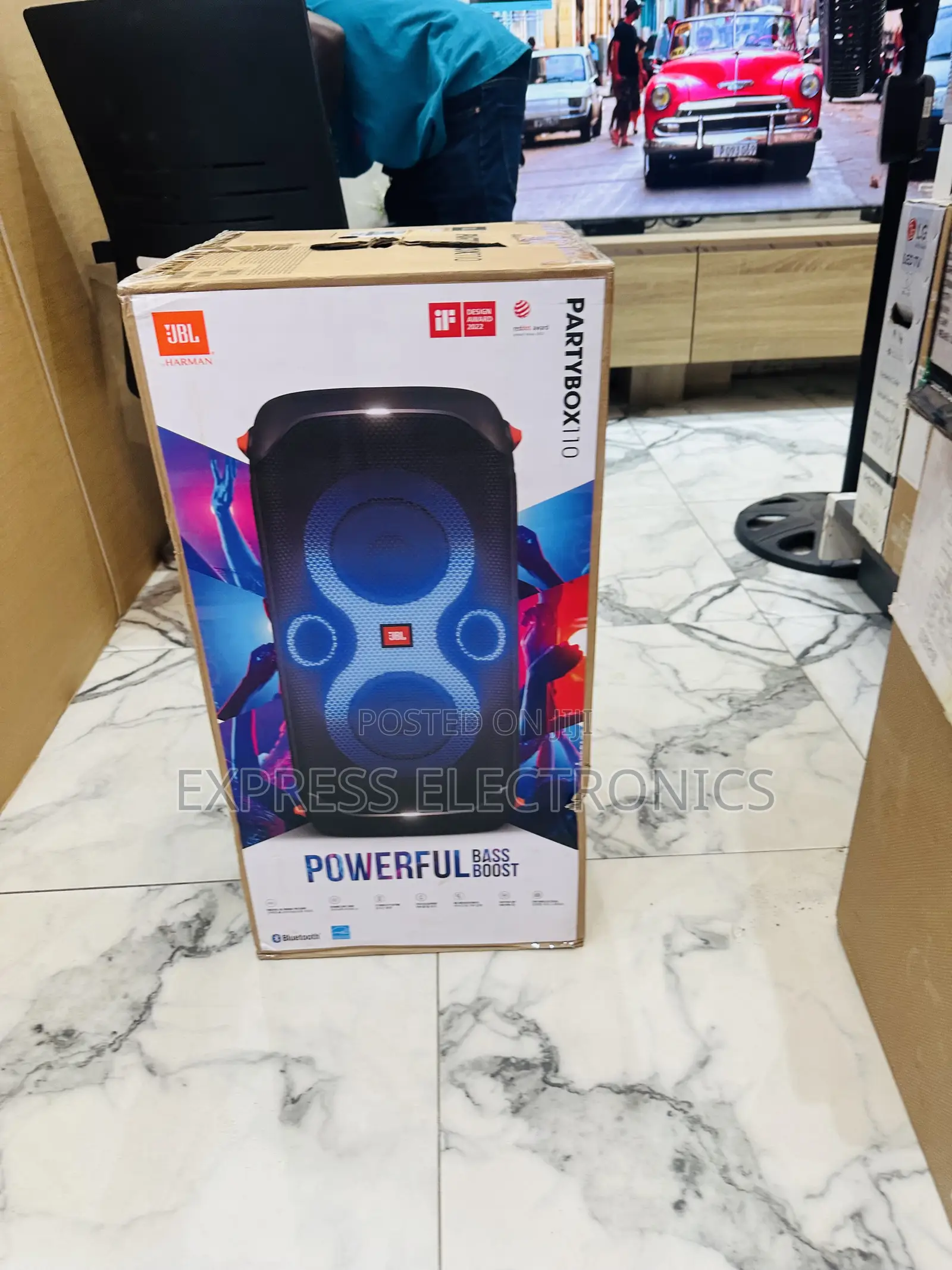Unleash Your Inner Pop With Partybox 110 Bluetooth Speaker