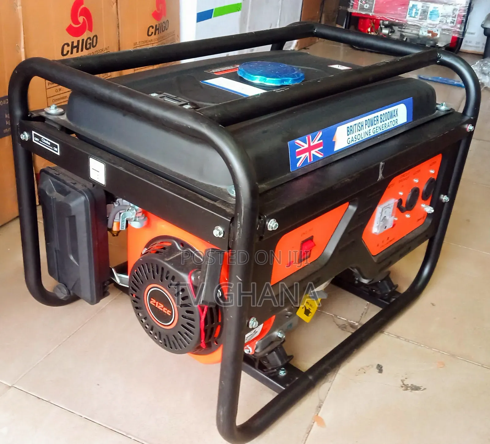 8200wax British Power Generator Petrol 7.2kva Generator Best
