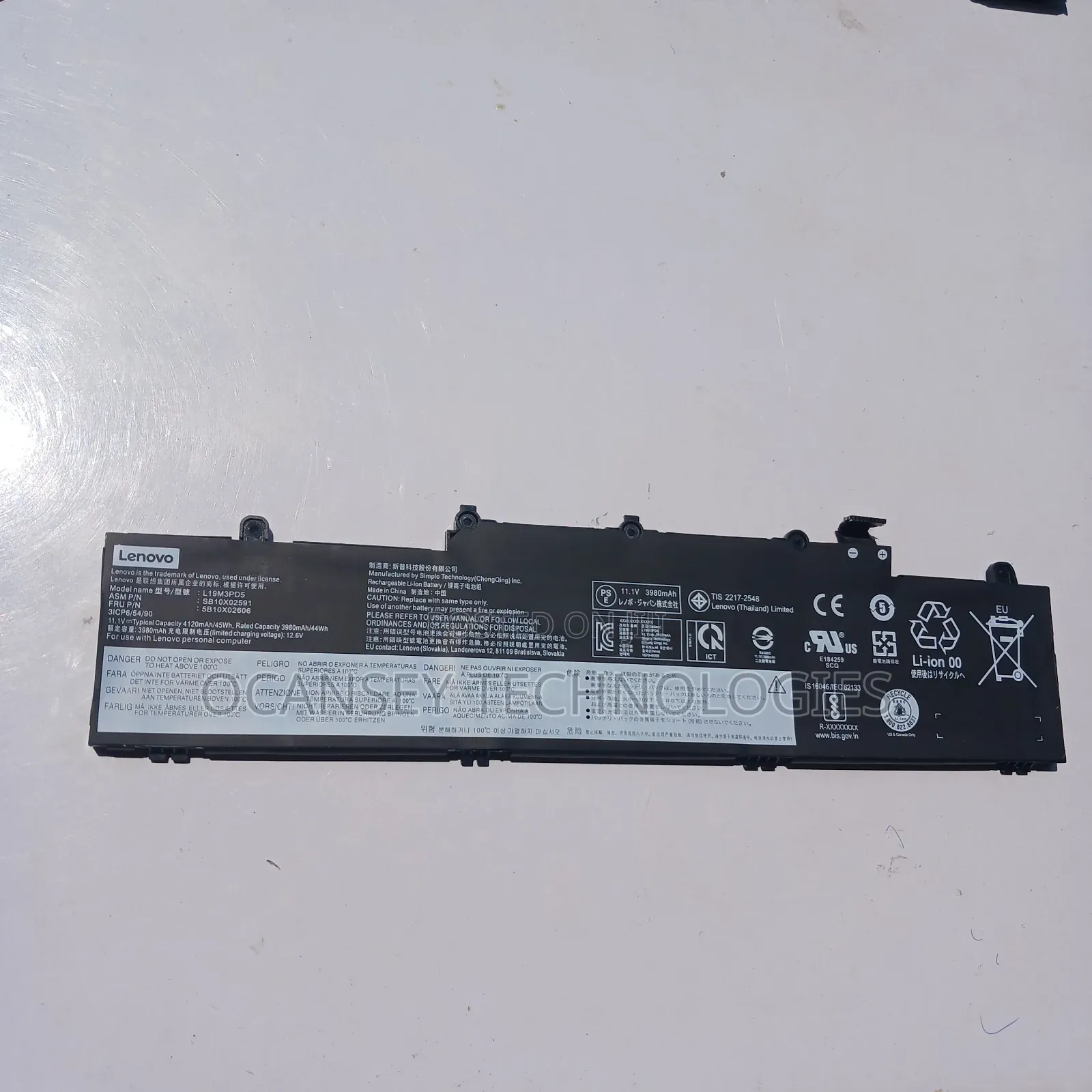 Original Lenovo L19m3pd5 Battery for E14 / E15 2nd Gen
