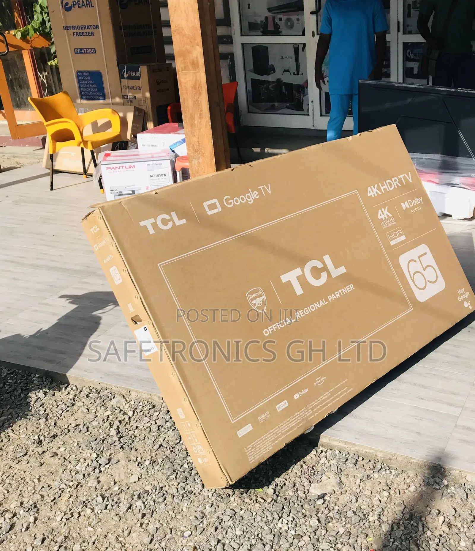 Smart Led TCL 65 Inch Sleek Android Uhd Tv