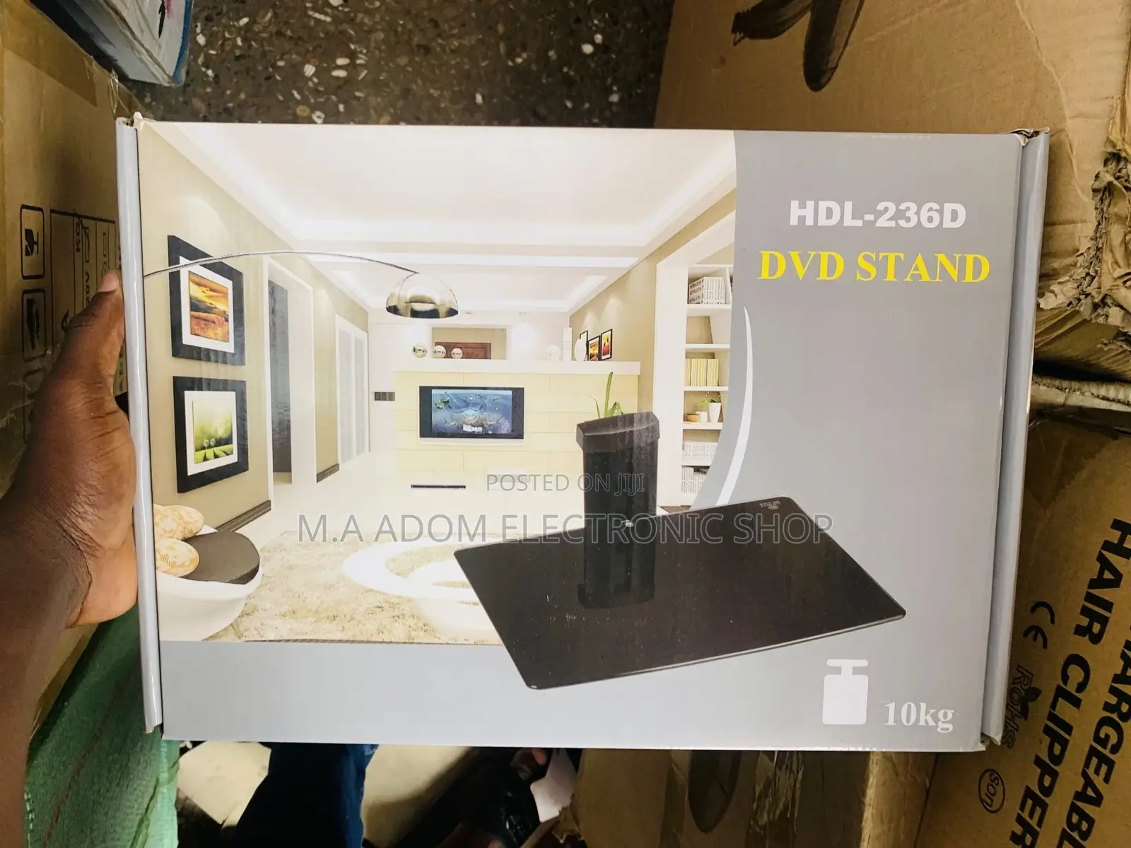 Very Thick Anti Scratch DVD Glass Shelf