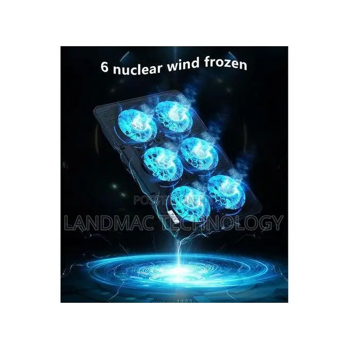 Laptop Cooler Pad RGB Gaming Cooler for 15.6 Inch