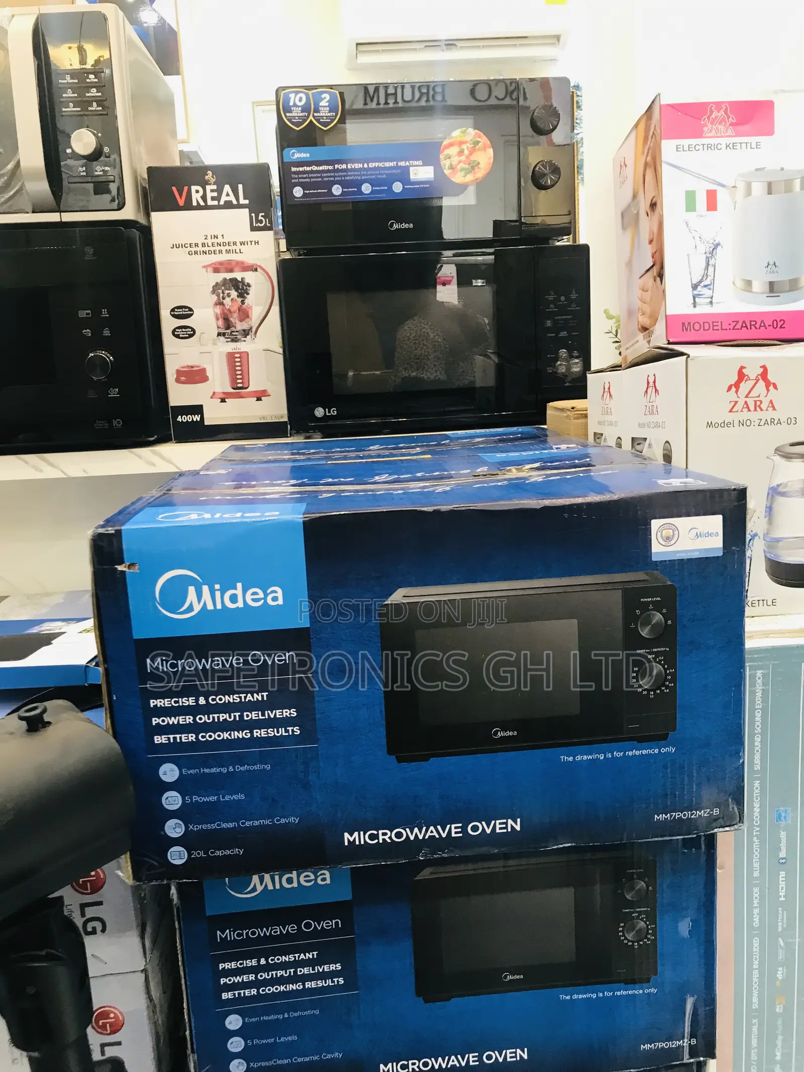 Unique Sealed in Box 20L Midea Countertop Microwave 