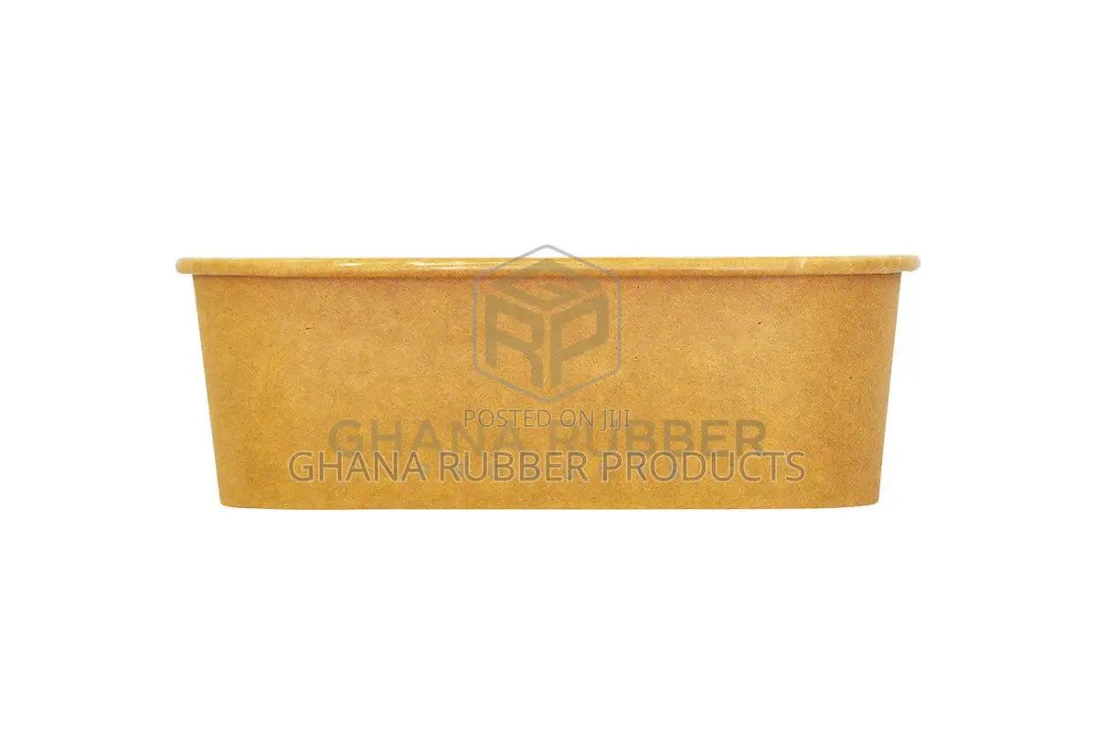 Kraft Rectangular Container 750ml + Lids (300pcs)