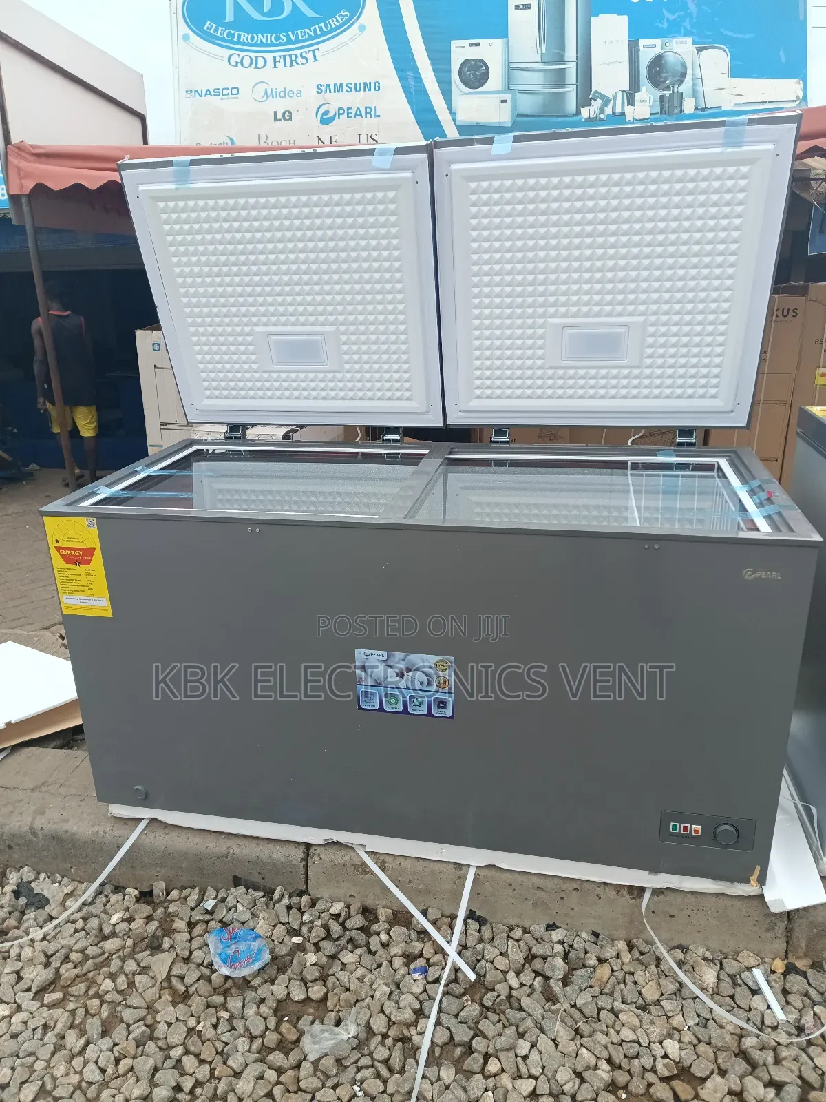 Pearl 460liter Double Door Chest Freezer