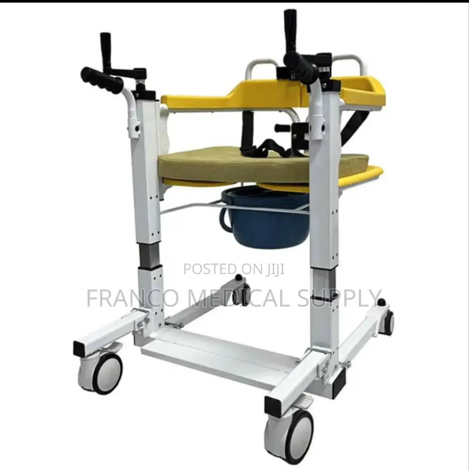 Patient Lifter and Transfer Commode Wheelchair