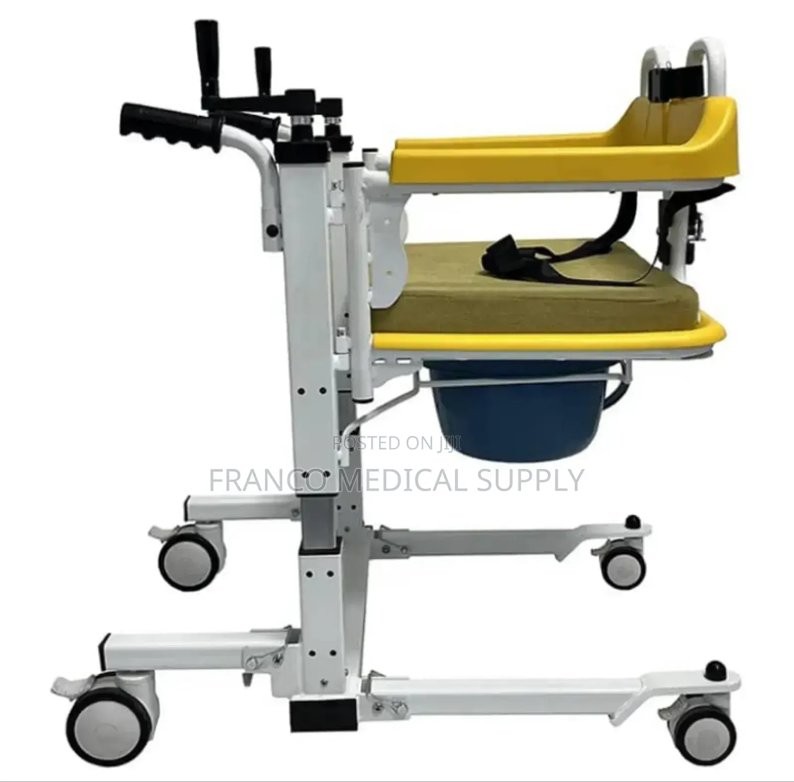 Patient Lifter and Transfer Commode Wheelchair