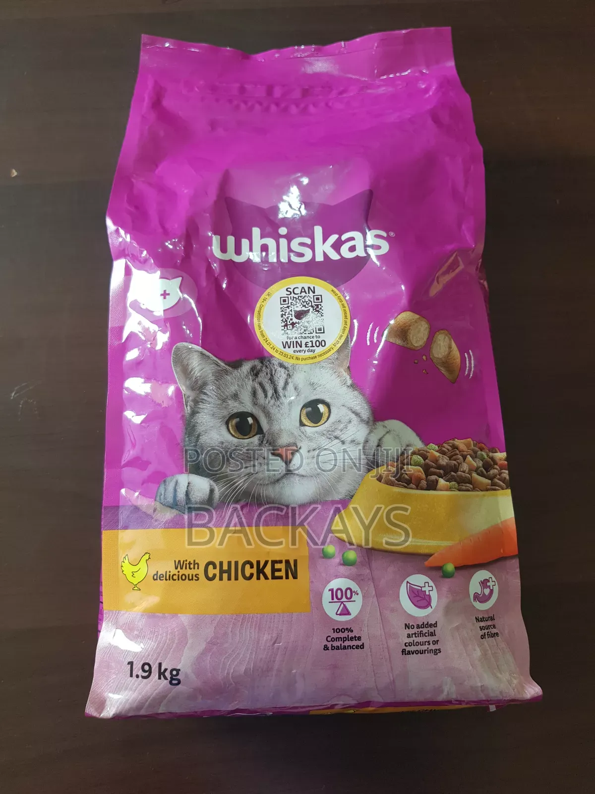 Whiskas Dry Cat Food - Ocean Fish Chicken 2kg - Accra/Tema Delivery