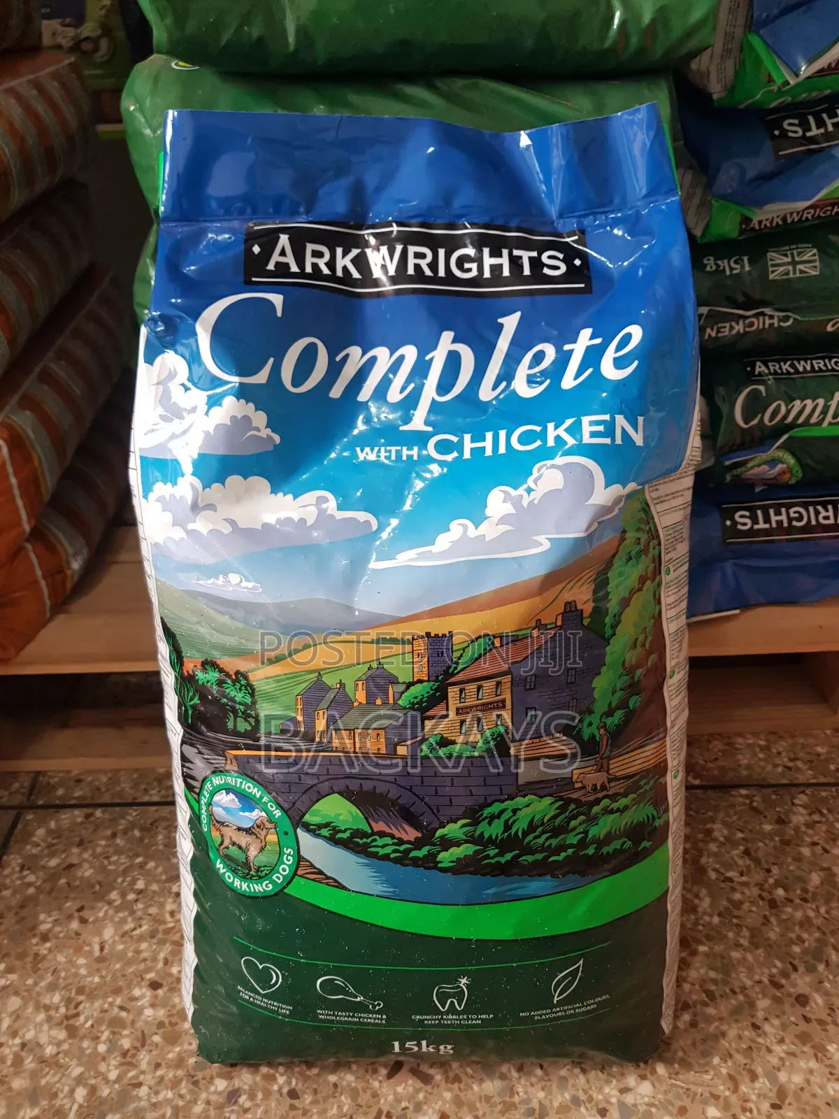 Arkwrights Complete Dog Food 15kg - For Working Active Dogs - Adenta
