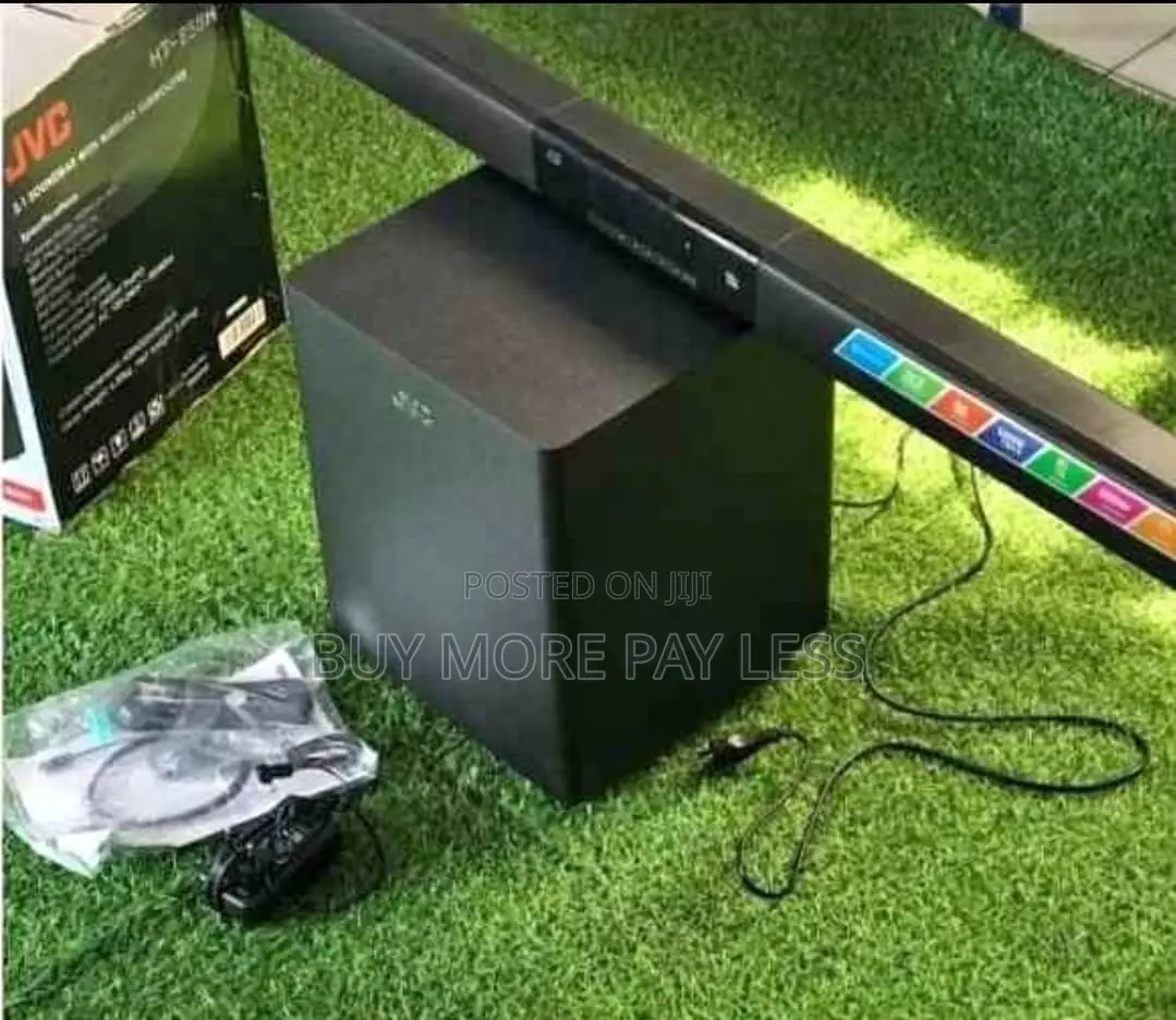 JVC Soundbar and Hoofer