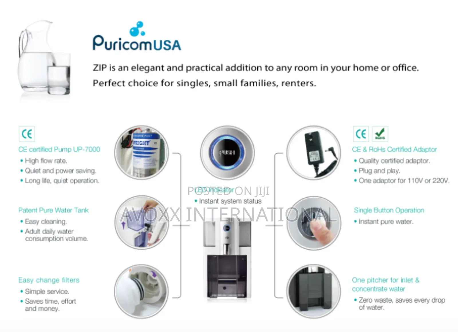 RKIN Zip Countertop Reverse Osmosis Water Purifier
