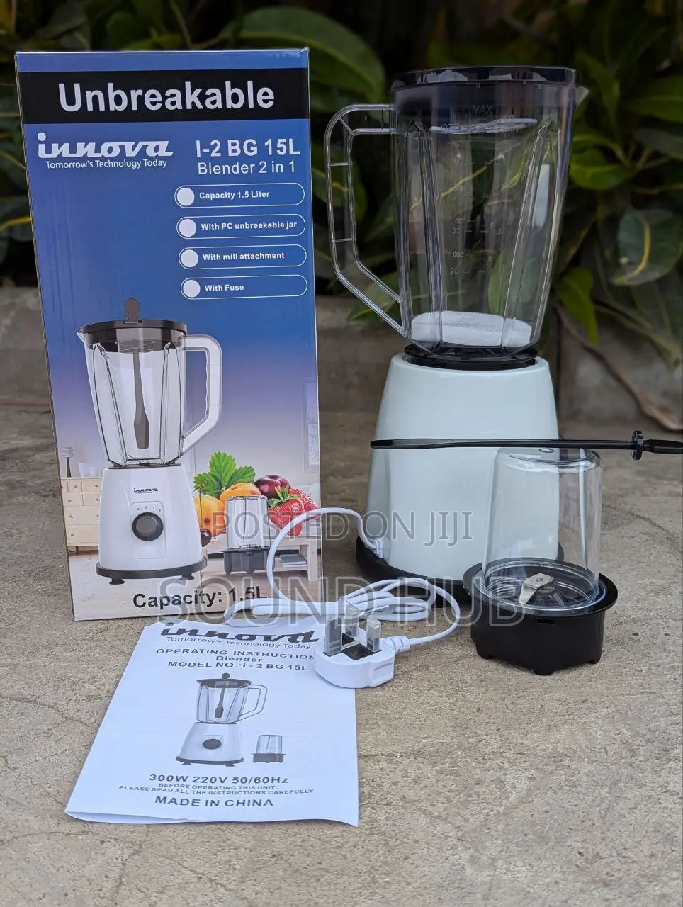 Unbreakable Innova 2 In 1 Blender 1.5l