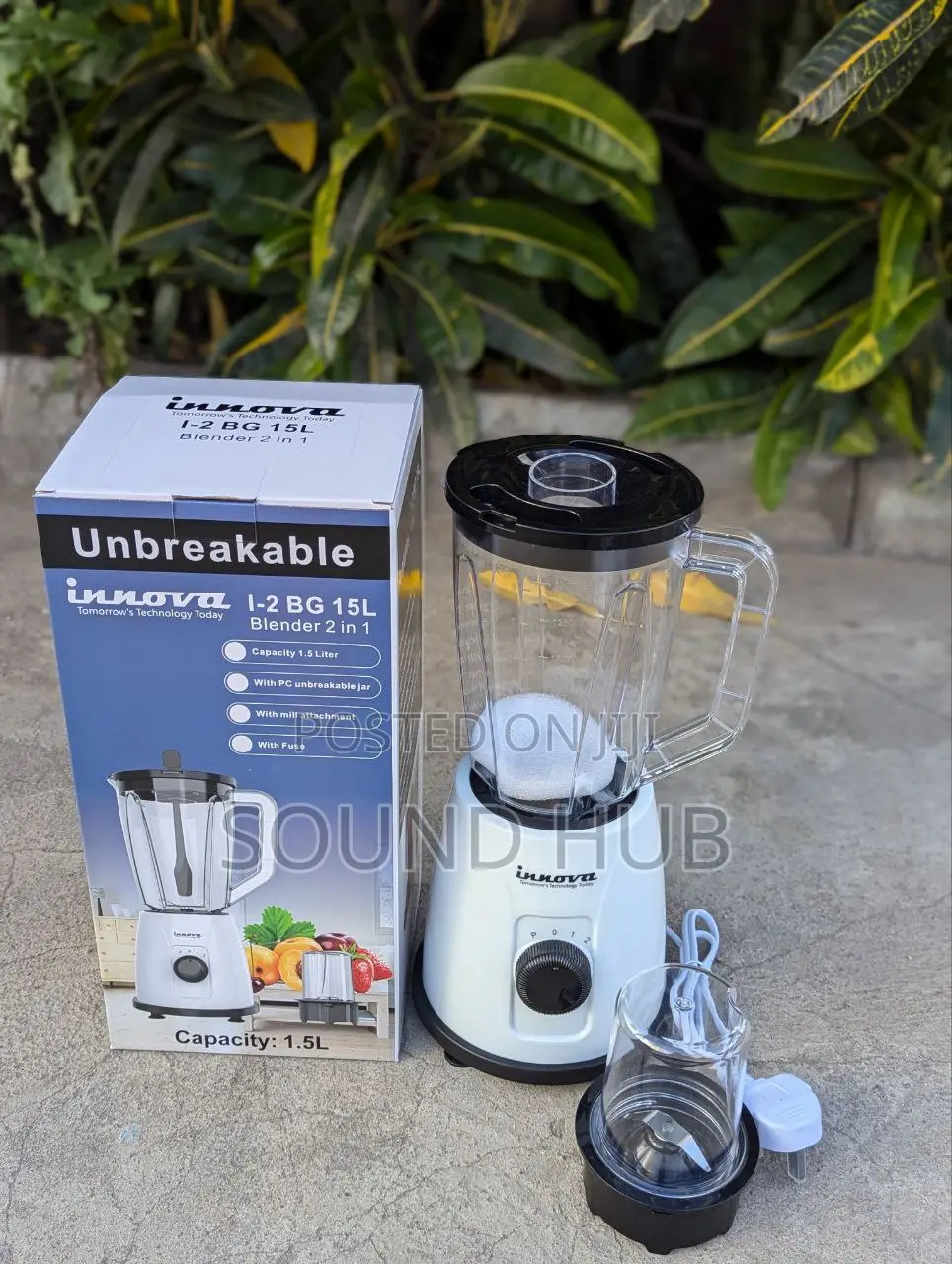 Unbreakable Innova 2 In 1 Blender 1.5l
