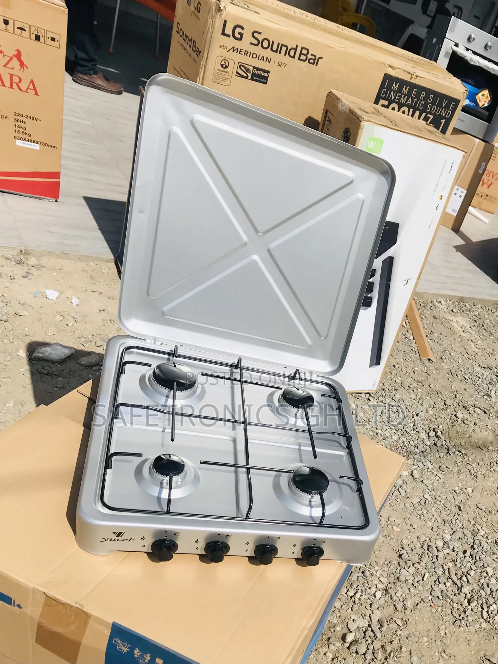 4 Gas Yucel Stove Tabletop Mini