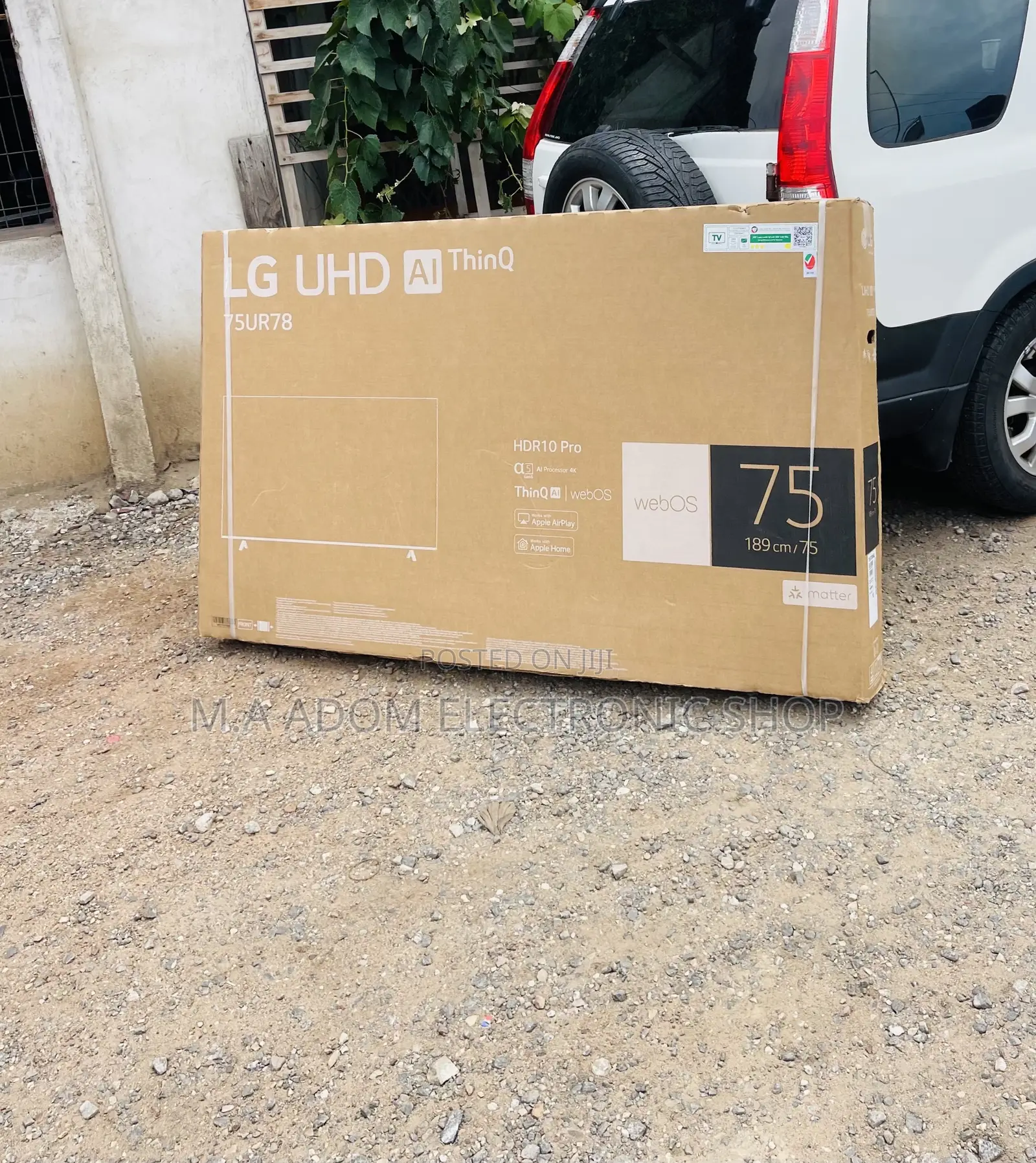 Sealed in Box LG 75 Inch Uhd Smart Television(75ur8000).