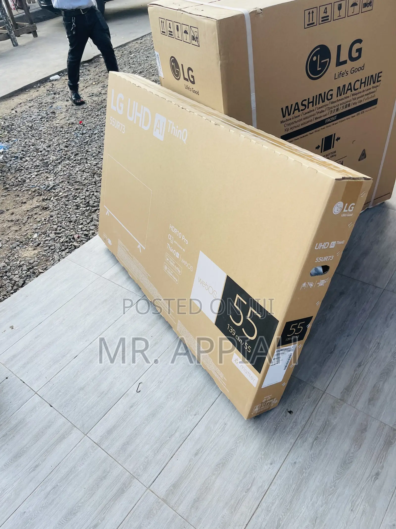 Newly in Stock Lg 55” Uhd Smart Television(55ur73).