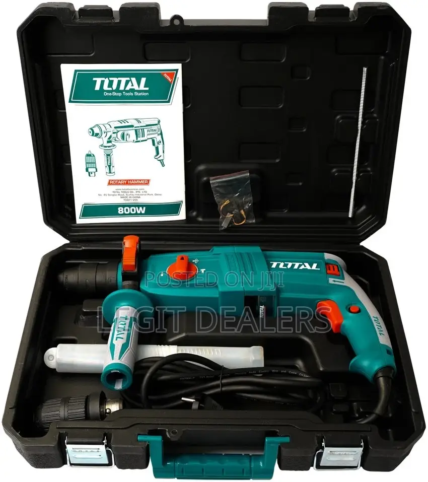 Total Rotary Hammer 800watts + Chuck