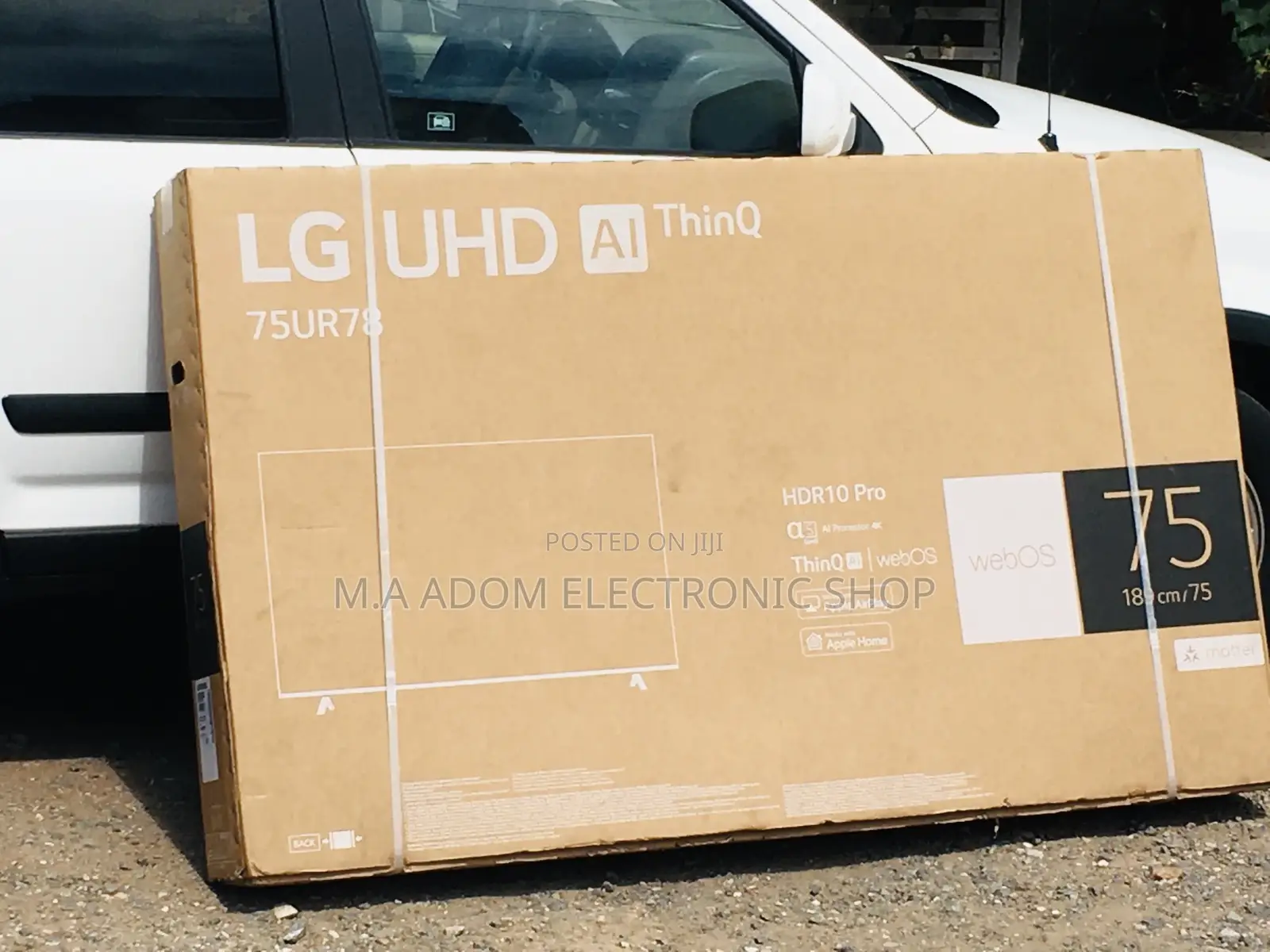 New 2023 Lg 75” Uhd Hdr10+ Wi-Fi Bluetooth Frameless Tv