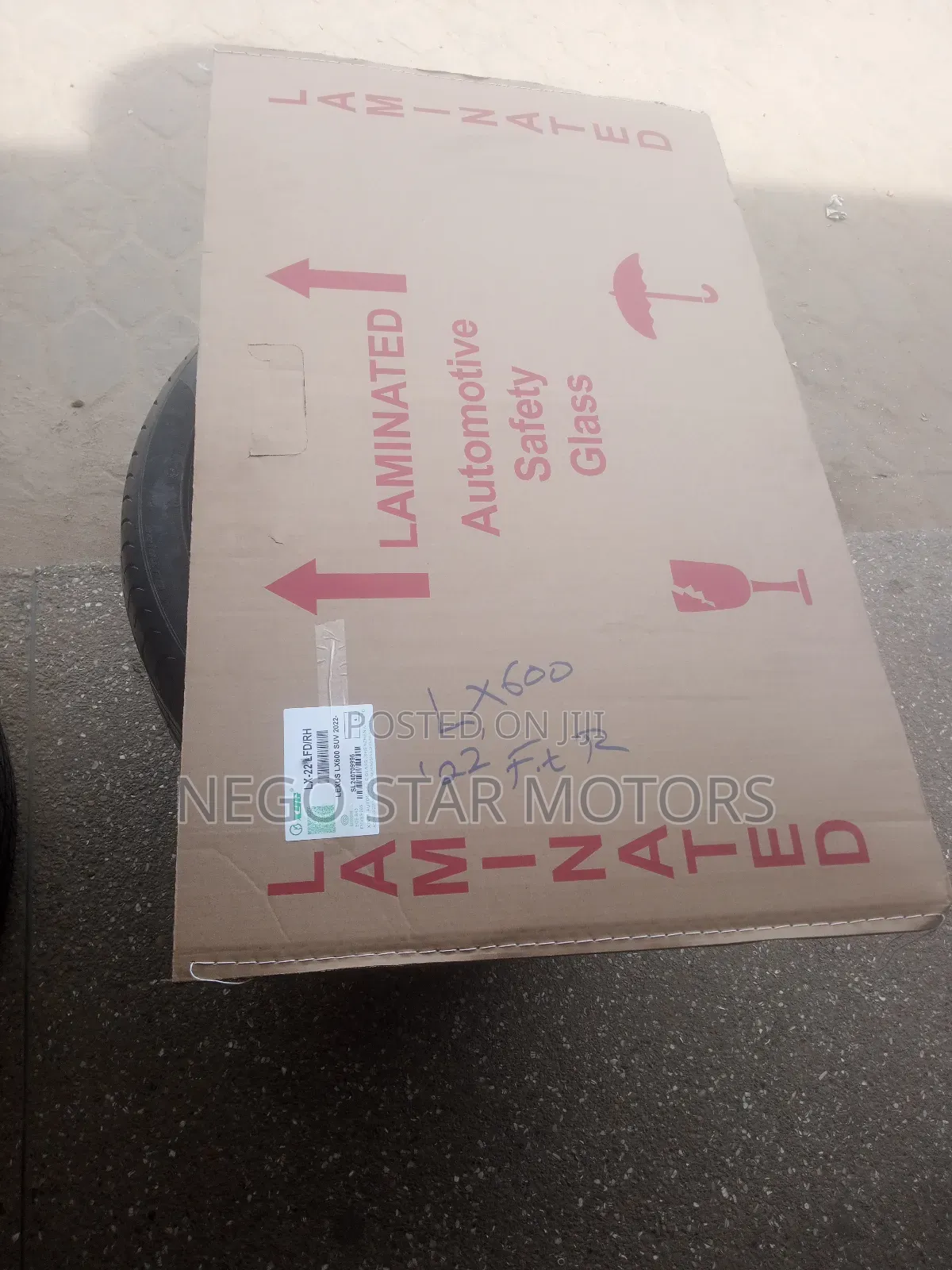 Toyota Landcruiser 2022 Front Door Glass Double Type
